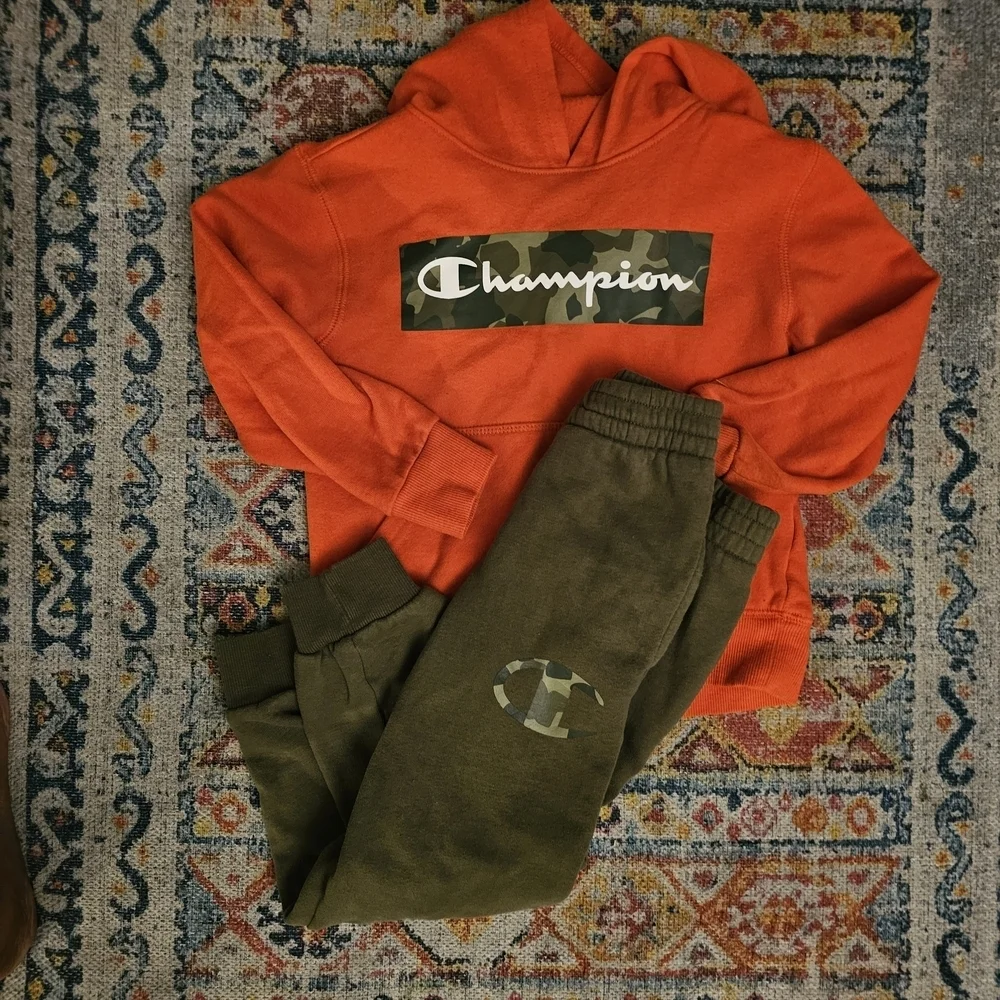 Champion Vibrant Orange Hoodie